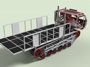 Track buggy 3D Model
