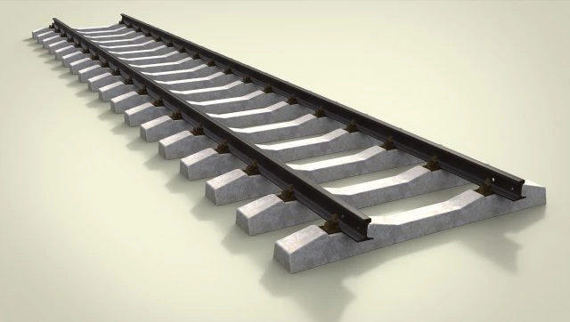 Railway 3D Model .c4d .max .obj .3ds .fbx .stl .blend 