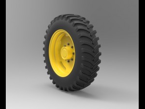 Tractor wheel Model 3D