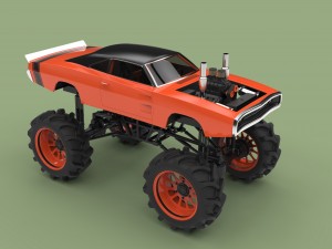Mud truck 2 3Dモデル