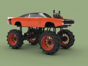 Mud truck 2 Modello 3D