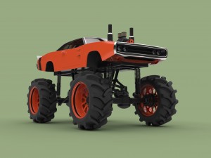 Mud truck 2 Modello 3D