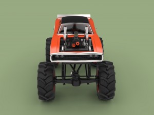 Mud truck 2 Modello 3D