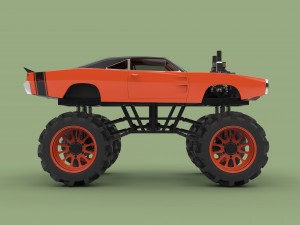 Mud truck 2 Modello 3D