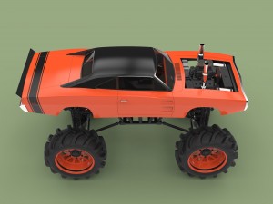 Mud truck 2 Modello 3D