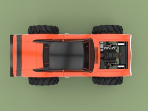Mud truck 2 Modello 3D