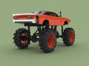 Mud truck 2 Modello 3D