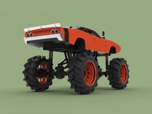 Mud truck 2 Modello 3D