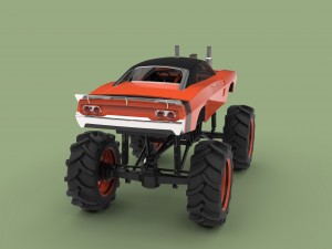 Mud truck 2 Modello 3D