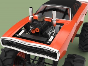 Mud truck 2 Modello 3D