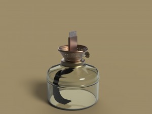 Kerosene lamp 3D 模型