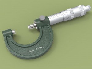 External micrometer 3D Model