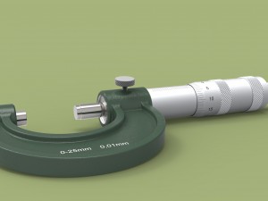 External micrometer 3D Model