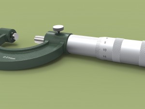 External micrometer 3D Model