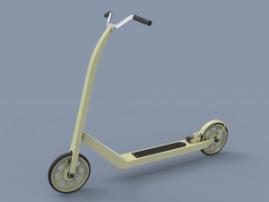 Kick scooter for children 3D मॉडल