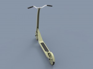 Kick scooter for children Model 3D
