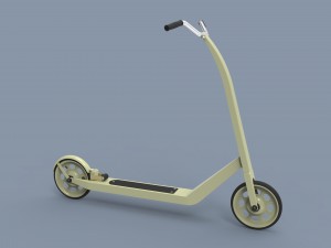 Kick scooter for children Model 3D
