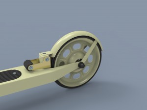 Kick scooter for children Model 3D