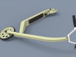 Kick scooter for children Model 3D