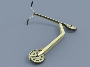 Kick scooter for children 3D Model