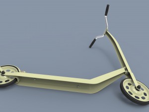Kick scooter for children Model 3D