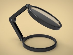 Magnifying glass Modello 3D