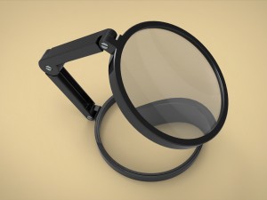 Magnifying glass Modello 3D