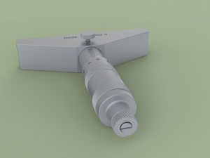 Depth micrometer 3D Model