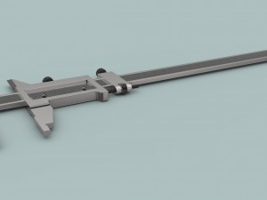 Vernier caliper Model 3D