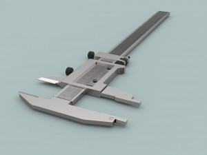 Vernier caliper Model 3D