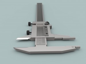Vernier caliper Model 3D