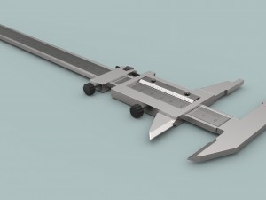 Vernier caliper Model 3D