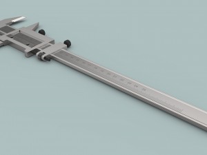 Vernier caliper Model 3D