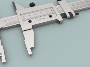 Vernier caliper Model 3D