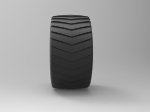 Wheel from pulling truck 3D Model