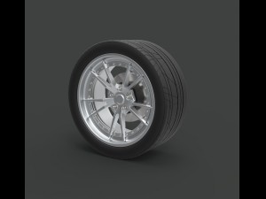 Front wheel from ice charger 3D Модель