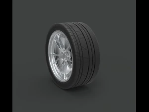 Front wheel from ice charger 3D Model