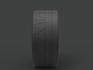 Front wheel from ice charger 3D 模型