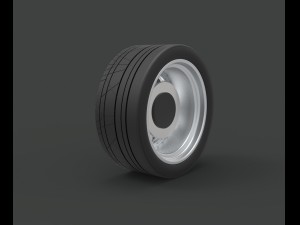 Front wheel from ice charger 3D 模型