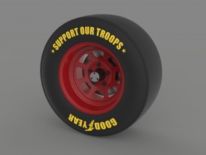Nascar wheel 3D 모델