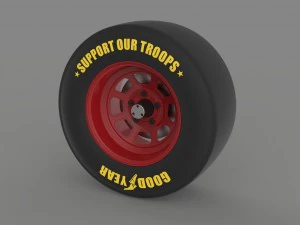 Roue Nascar Modèle 3D