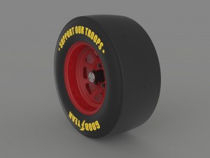 Nascar wheel 3D Model