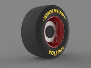 Nascar wheel 3D Model