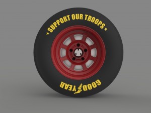 Nascar wheel 3D Model