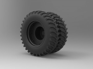 Rear wheel from gigahorse Modelo 3D