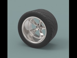 Rear sport wheel 3D 模型