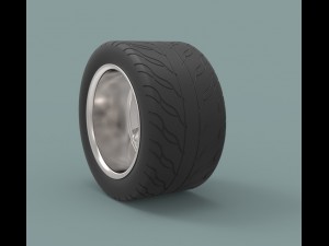 Rear sport wheel 3D Модель