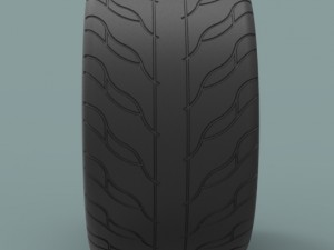 Rear sport wheel 3D Модель