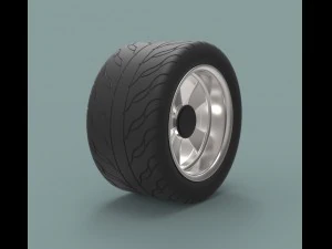 Rear sport wheel 3D Model