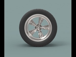 Rear sport wheel 3D Модель